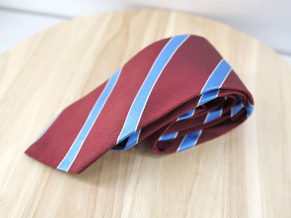 Brooks Brothers‎ REPP Tie striped Red Blue